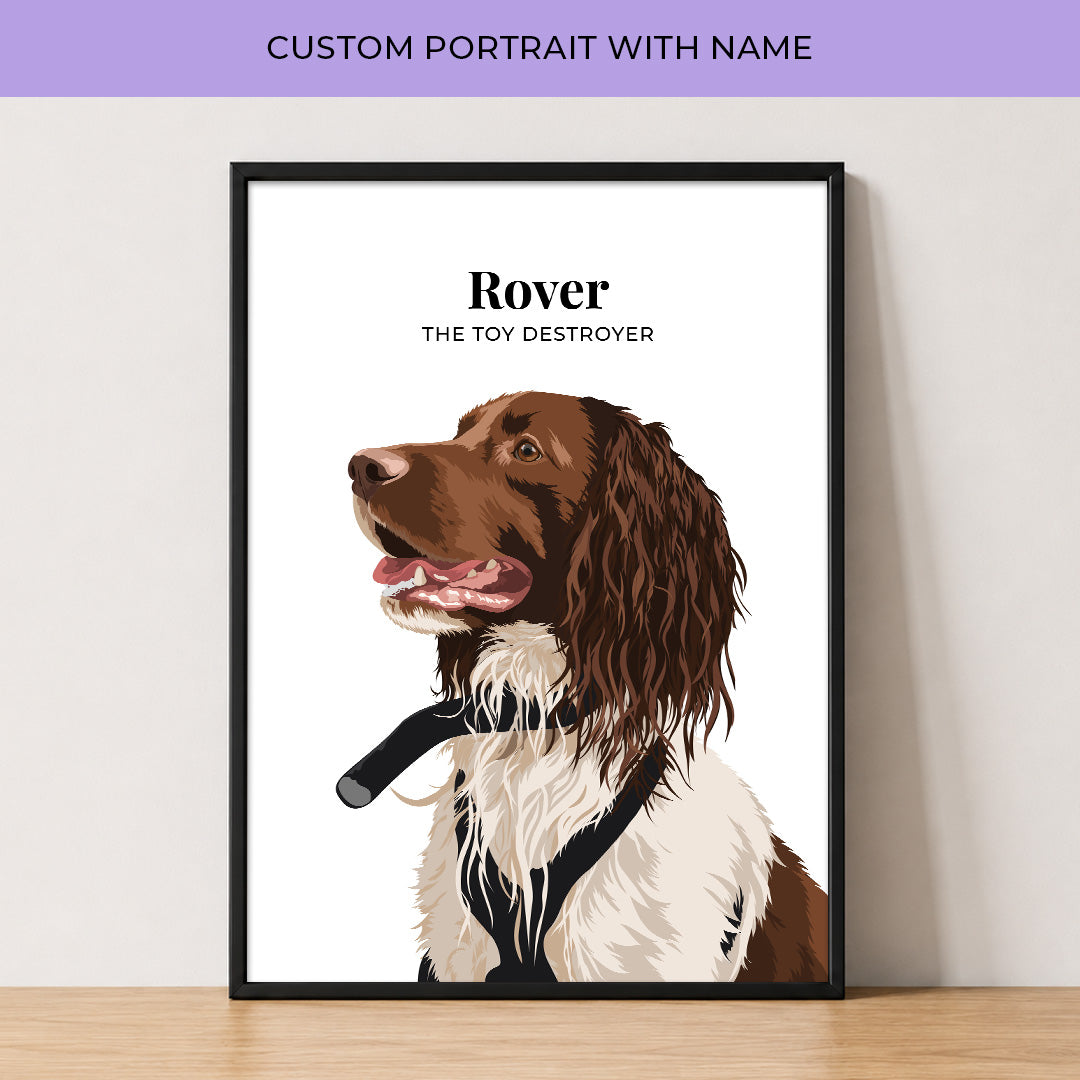 Custom Portrait with Name