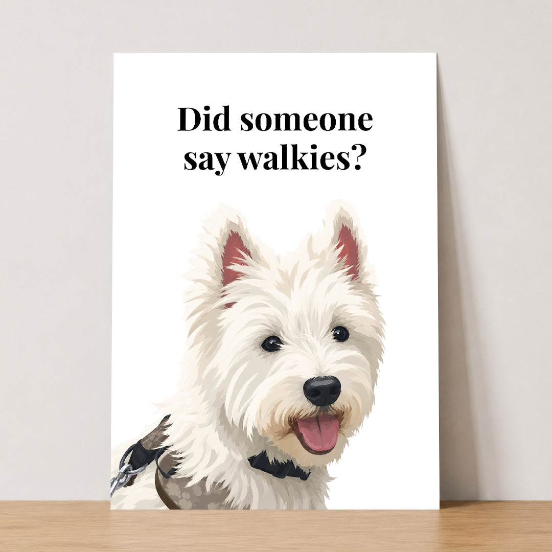 Custom Pet Portrait with Quote